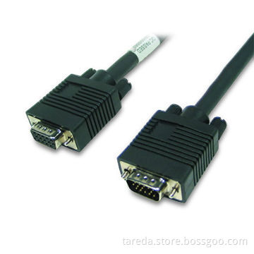 DB15 VGA Extension Cables with Copper Conductor, UL, CE and CB Certified, RoHS Directive-compliant